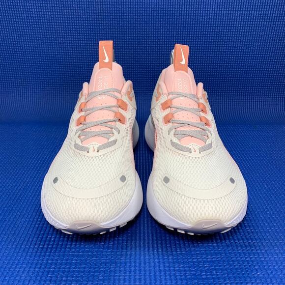 🔴 NIKE React Escape Run 2 Women`s Size 7.5 Beige Pink Running Shoes DJ9976-002 - Picture 2 of 8